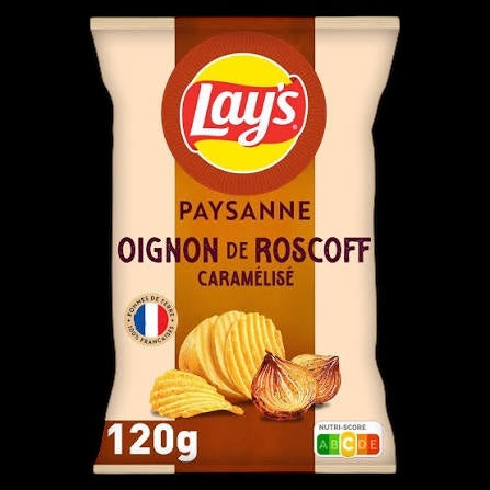 Chips Lay’s Oignon de Roscoff - 120 Gr.