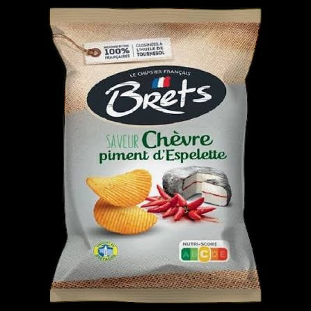 Chips Bret’s chèvre et piment d’Espelette - 125 Gr.