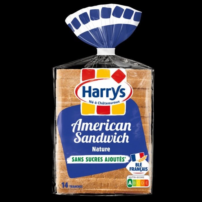 Pain de mie nature Harry’s - 550 Gr.