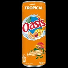 Oasis tropical cannette 33cl