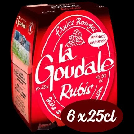 Goudale rubis pack 6 X 25 cl - 5 % vol