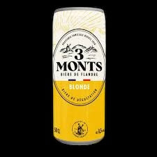 Canette 3 Monts blonde 50 cl - 8,5 % vol