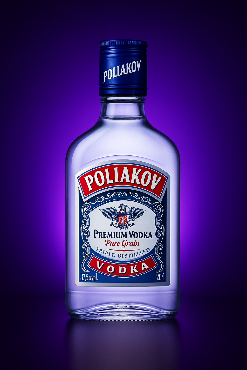 Vodka Flask Poliakov 20 cl - 37,5 % vol