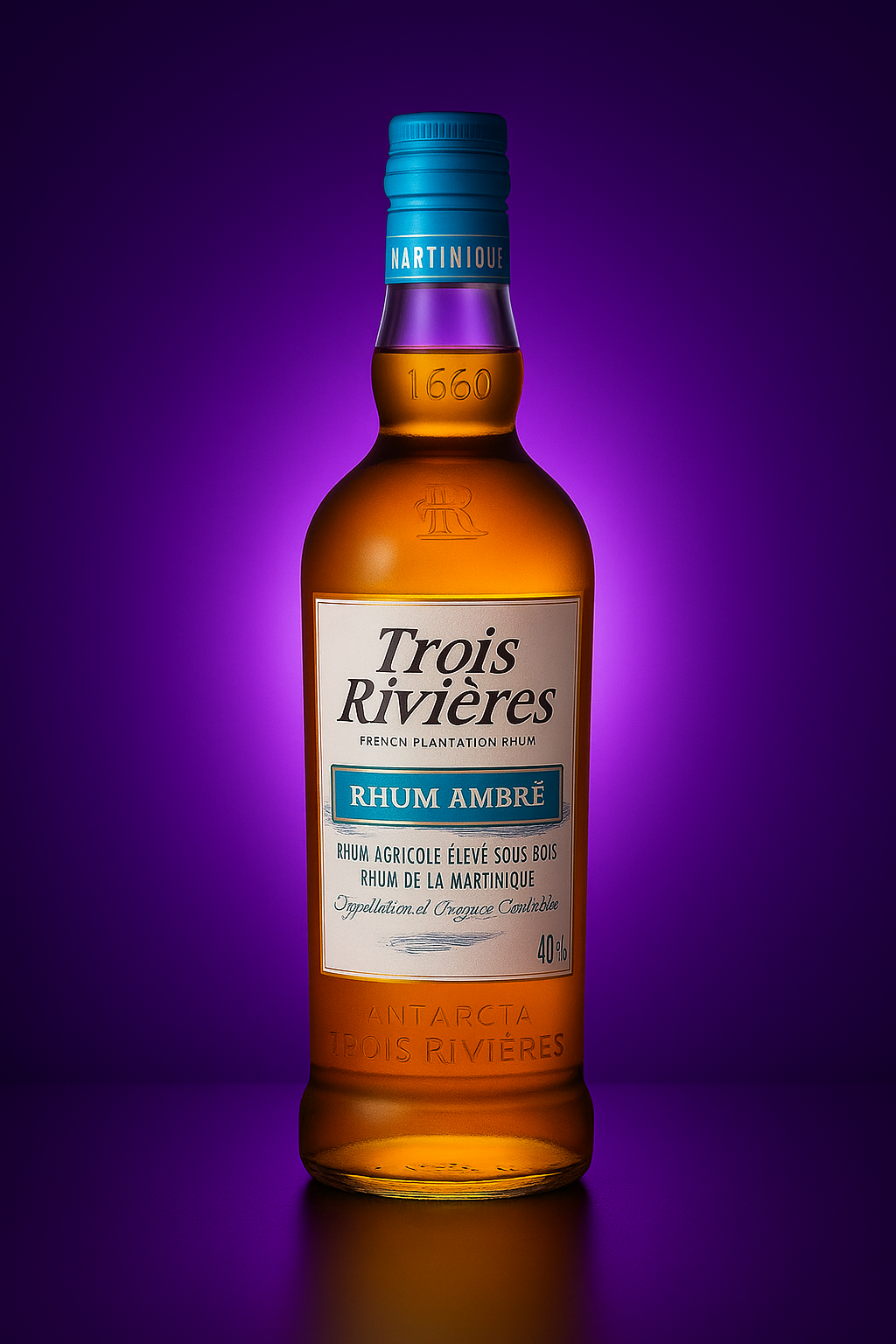 Rhum Trois rivières ambré 70 cl - 40 % vol