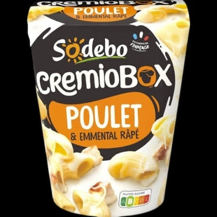 Pastabox Poulet & Emmental Sodebo - 280 Gr.