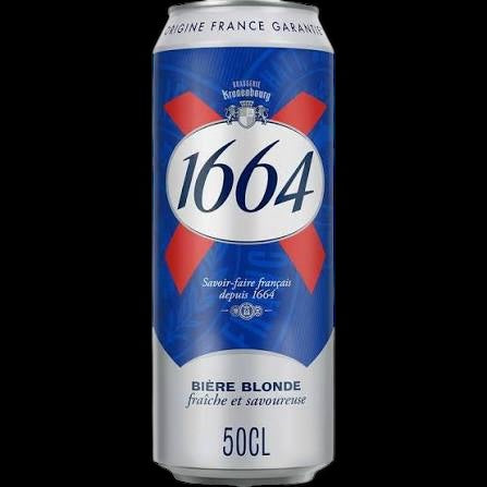 Canette 1664 50 cl - 5,5% vol.