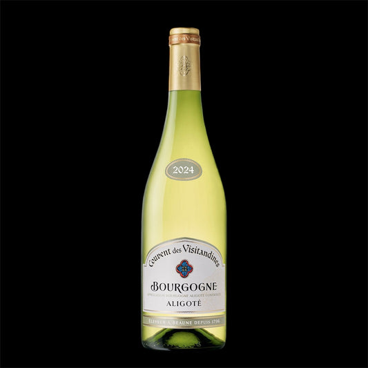 Vin blanc - Bourgogne aligoté blanc- Couvent des visitandines. 75 cl - 12 % vol. 2024.