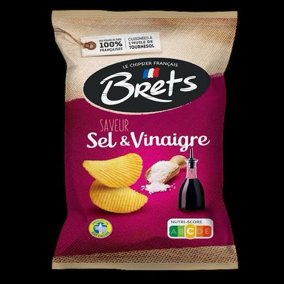 Chips Bret’s sel & vinaigre - 125 Gr.
