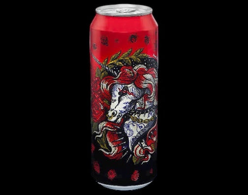 Canette Slash rouge 50 cl - 8 % vol.