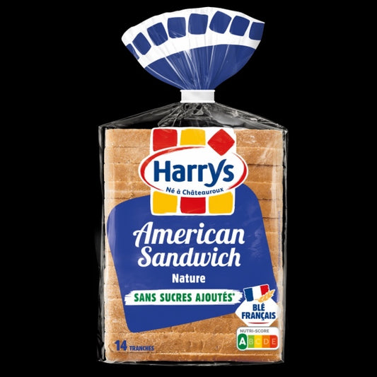 Pain de mie nature Harry’s - 550 Gr.