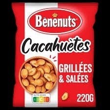 Benenuts cacahuètes grillées et salées- 200 Gr.
