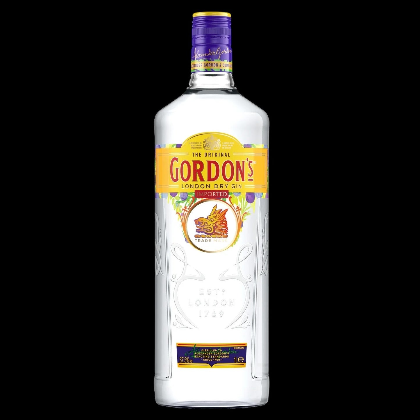 Gin Gordon 70 cl - 37,5 % vol