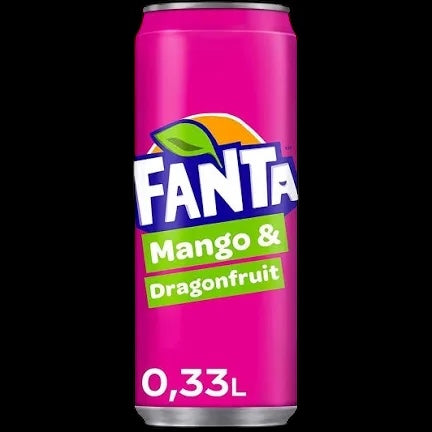 Fanta mangue & fruit du dragon 33 cl