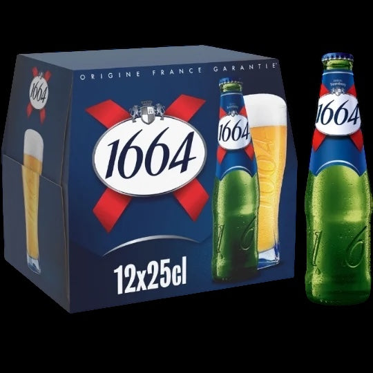 1664 pack 12 x 25 cl - 5,5 % vol