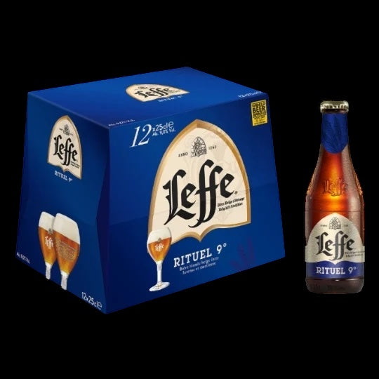 Leffe rituelle pack 12 x 25 cl - 9 % vol