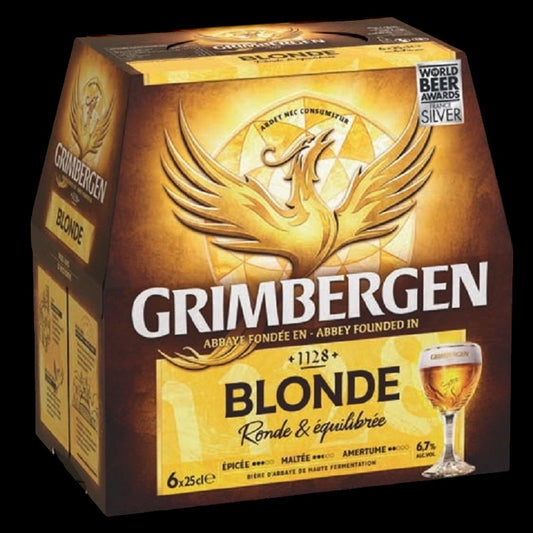 Grimbergen blonde pack 6 X 25 cl